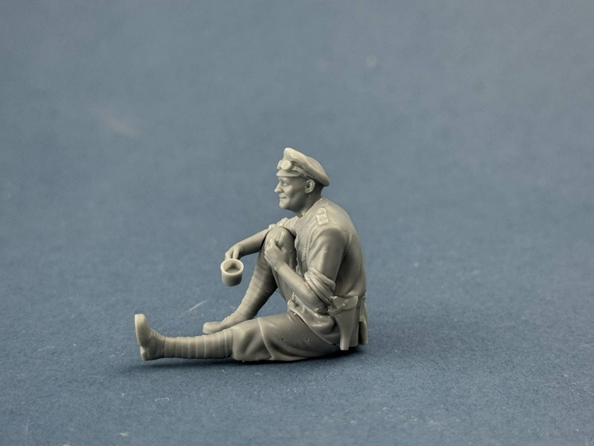 Copper State Models F32-066 British Dispatch Rider afternoon tea (Motorcycle not included) 1/32 – zdjęcie 3