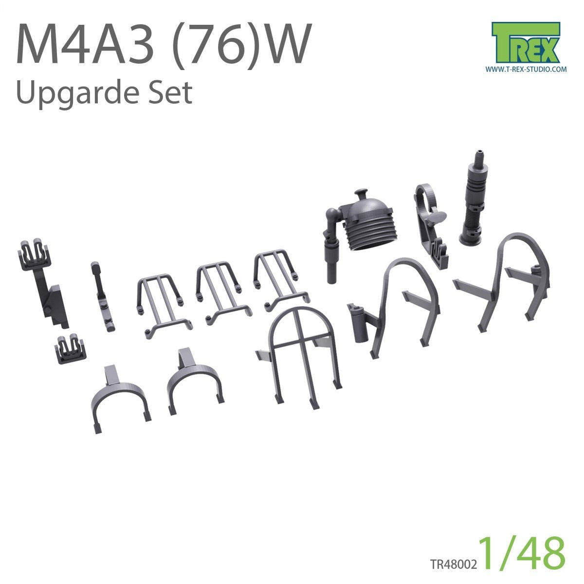 T-Rex Studio TR48002 M4A3 (76)W Upgrade Set 1/48