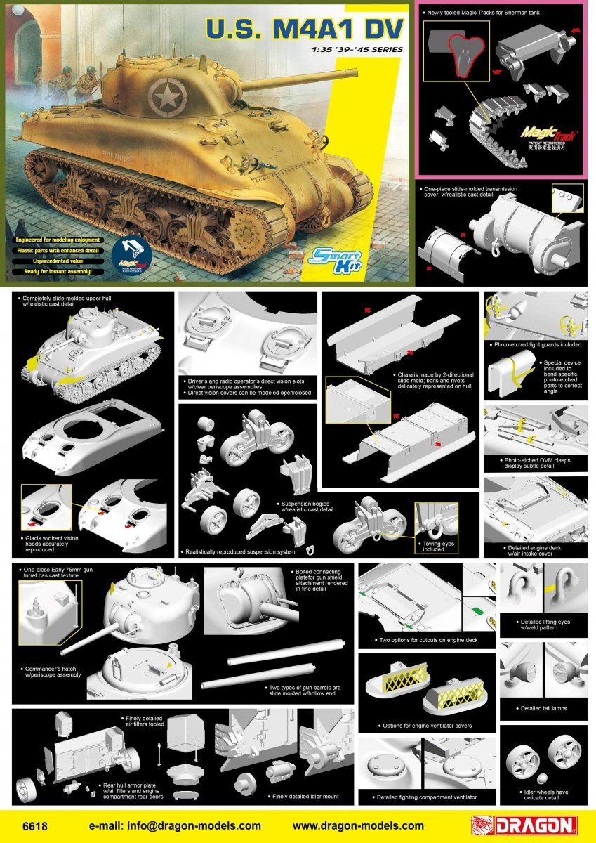 Dragon 6618 U.S. M4A1 DV 1/35 – immagine 2
