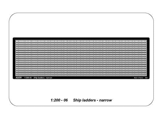 Aber 200-06 Ship ladders - narrow 1/200 – Bild 5