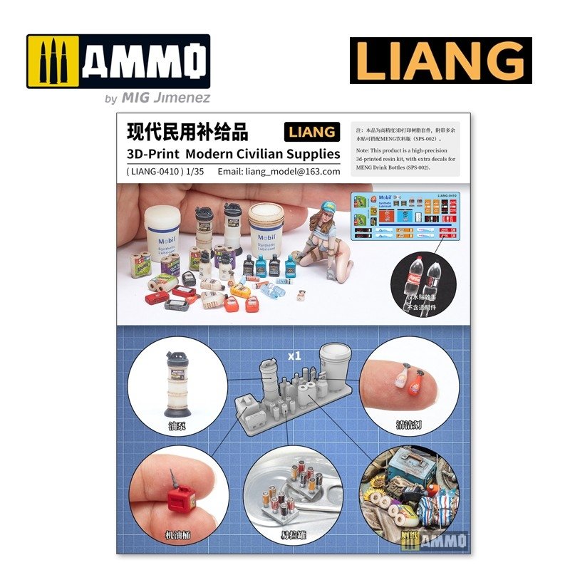 Liang 0410 3D-print Model Civilian Supplies 1/35 – Bild 2