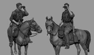 Panzer Art FI35-223 German mounted cavalryman 8-th Waffen-SS Division Florian Geyer 1/35 – immagine 2
