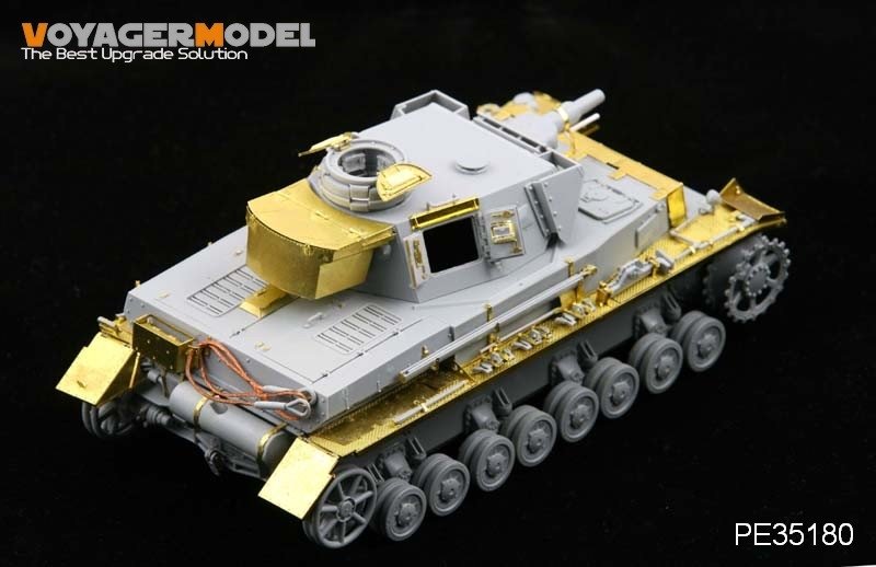 Voyager Model PE35180 WWII Pz.KPfw. IV Ausf F1 &amp;quot;Vorpanzer&amp;quot; for DRAGON 6398 1/35 – immagine 6