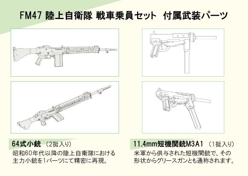 Fine Molds FM47 Japan Ground Self-Defense Force Tank Crew 1/35 – immagine 2