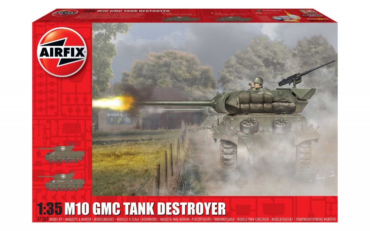 Airfix 1360 M10 GMC (U.S. Army) 1/35 – immagine 2