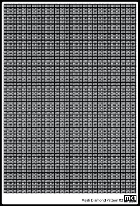 KA Models KA-00004 DIAMOND PATTERN MESH B 0.4mm X 0.7mm – imagen 5