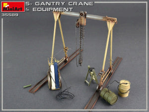MiniArt 35589 5 TON GANTRY CRANE &amp;amp; EQUIPMENT 1/35 – immagine 4