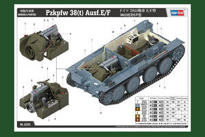 Hobby Boss 82603 38(t) tank E/F type 1/16 – Bild 6