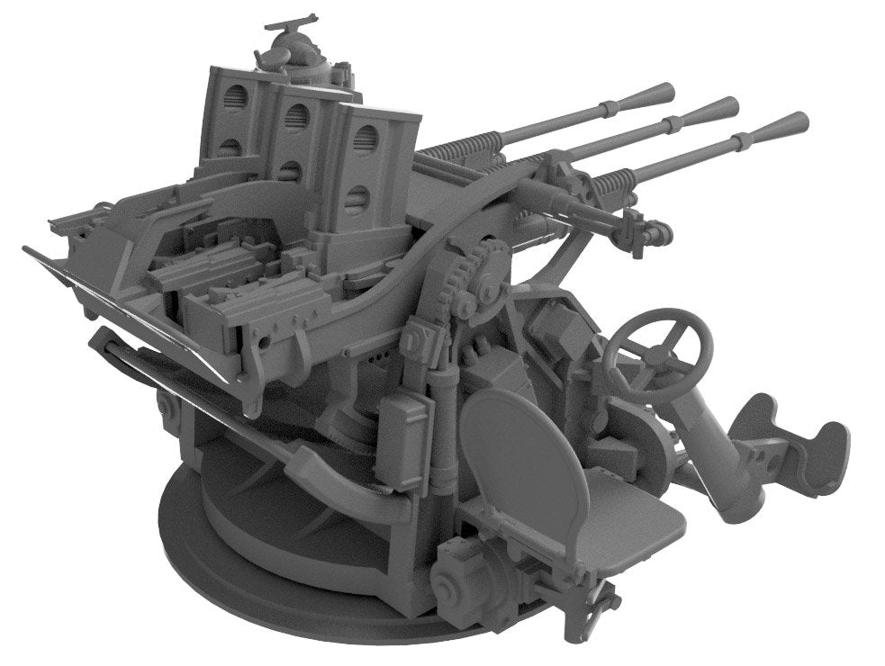 Pit-Road G47 IJN Type 96 25mm Triple AA Gun 1/35 – immagine 7