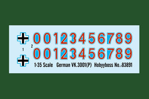 Hobby Boss 83891 German VK.3001(P) 1/35 – zdjęcie 3