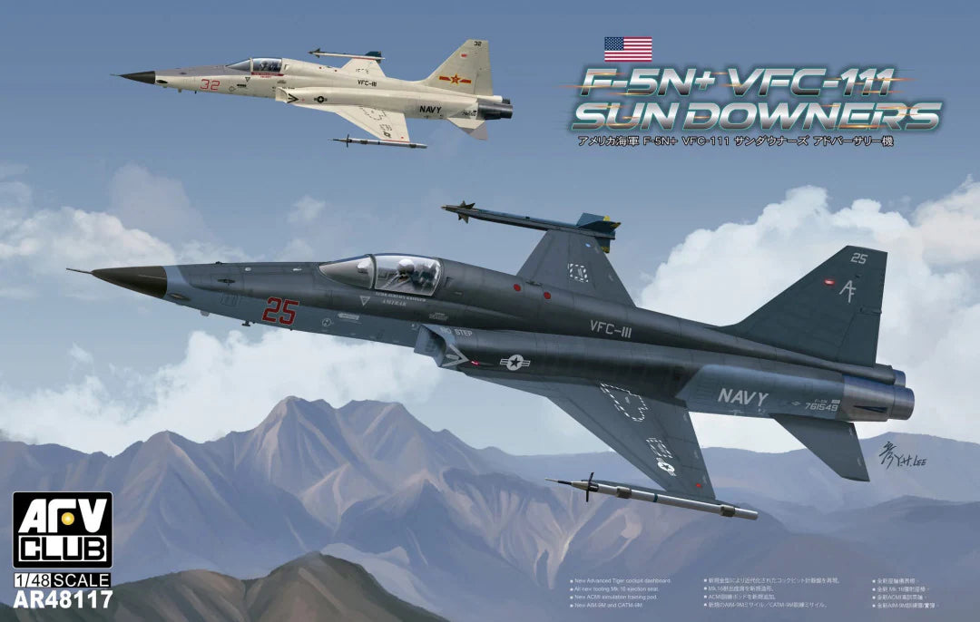 AFV Club AR48117 F-5N+ VFC-111 Sun Downers 1/48