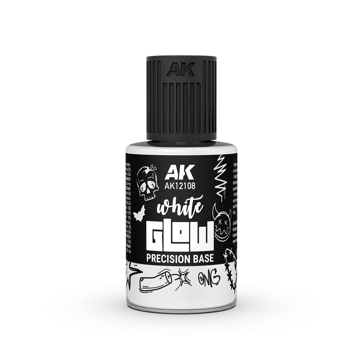 AK Interactive AK12108 WHITE GLOW PRECISION BASE 30ml