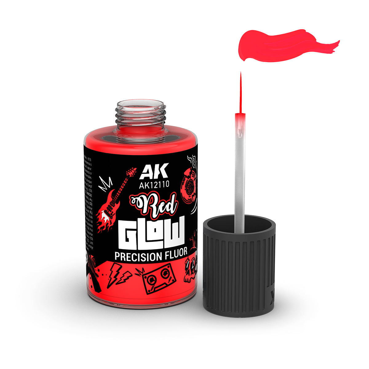 AK Interactive AK12110 RED GLOW PRECISION FLUOR 30ml – image 2