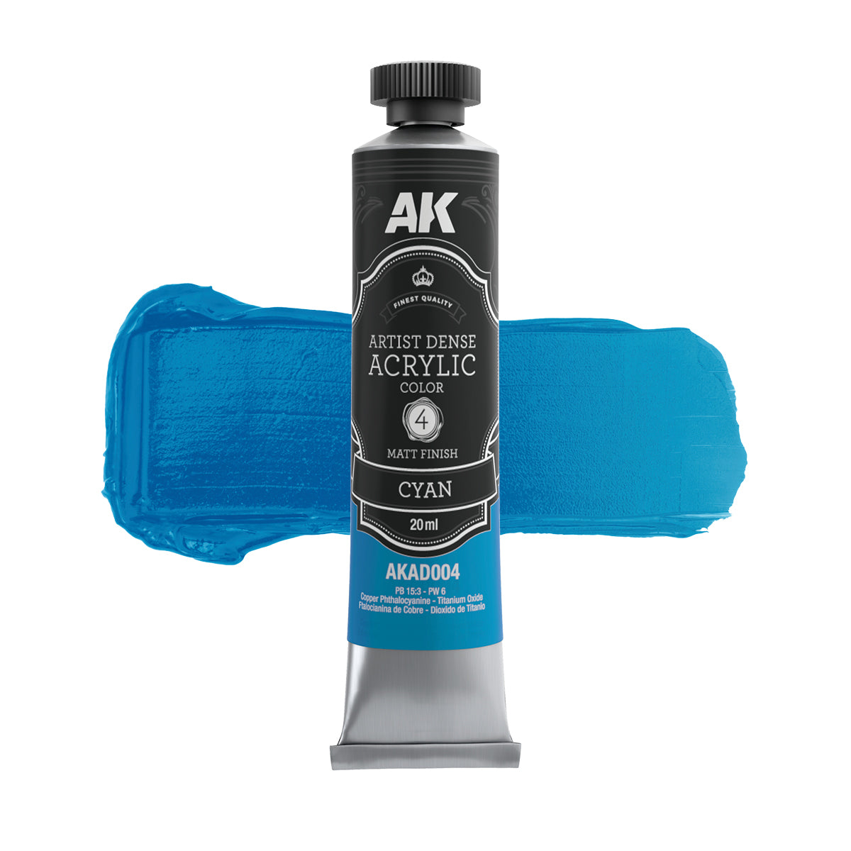 AK Interactive AKAD102 Artist Dense Acrylic Colors - Primary &amp;amp; Secondary Set – immagine 4