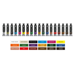 AK Interactive AKAD100 Artist Dense Acrylic Colors - Deluxe Edition Box Full Range – immagine 4