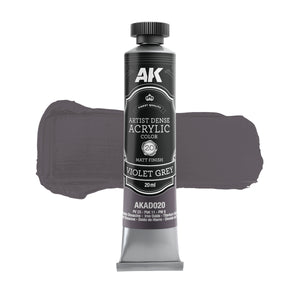 AK Interactive AKAD104 Artist Dense Acrylic Colors - Black &amp;amp; White Color Set – imagen 7
