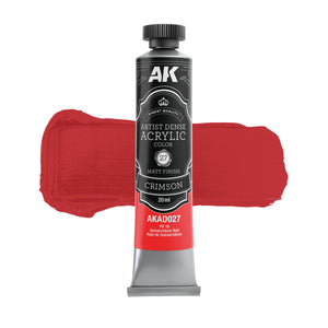 AK Interactive AKAD107 Artist Dense Acrylic Colors - Red Color Set – zdjęcie 7