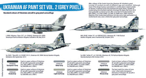 Hataka HTK-BS109 Ukrainian AF Paint Set Vol. 2 (Grey Pixel) – immagine 3