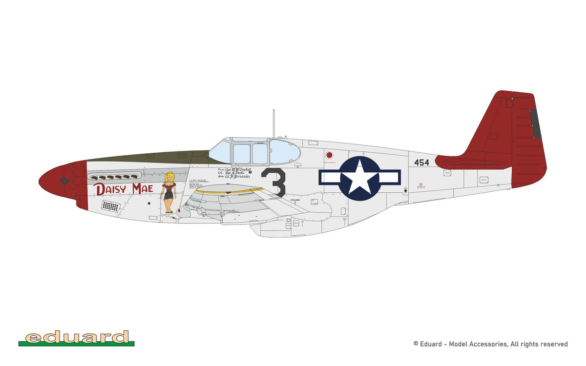Eduard 932012 North American P-51 B/C Mustang (Birdcage Canopy) The Hybrid 1/32 – immagine 8