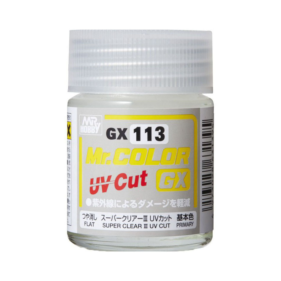 Gunze Sangyo GX113 Super Clear III UV Cut Flat 18ml