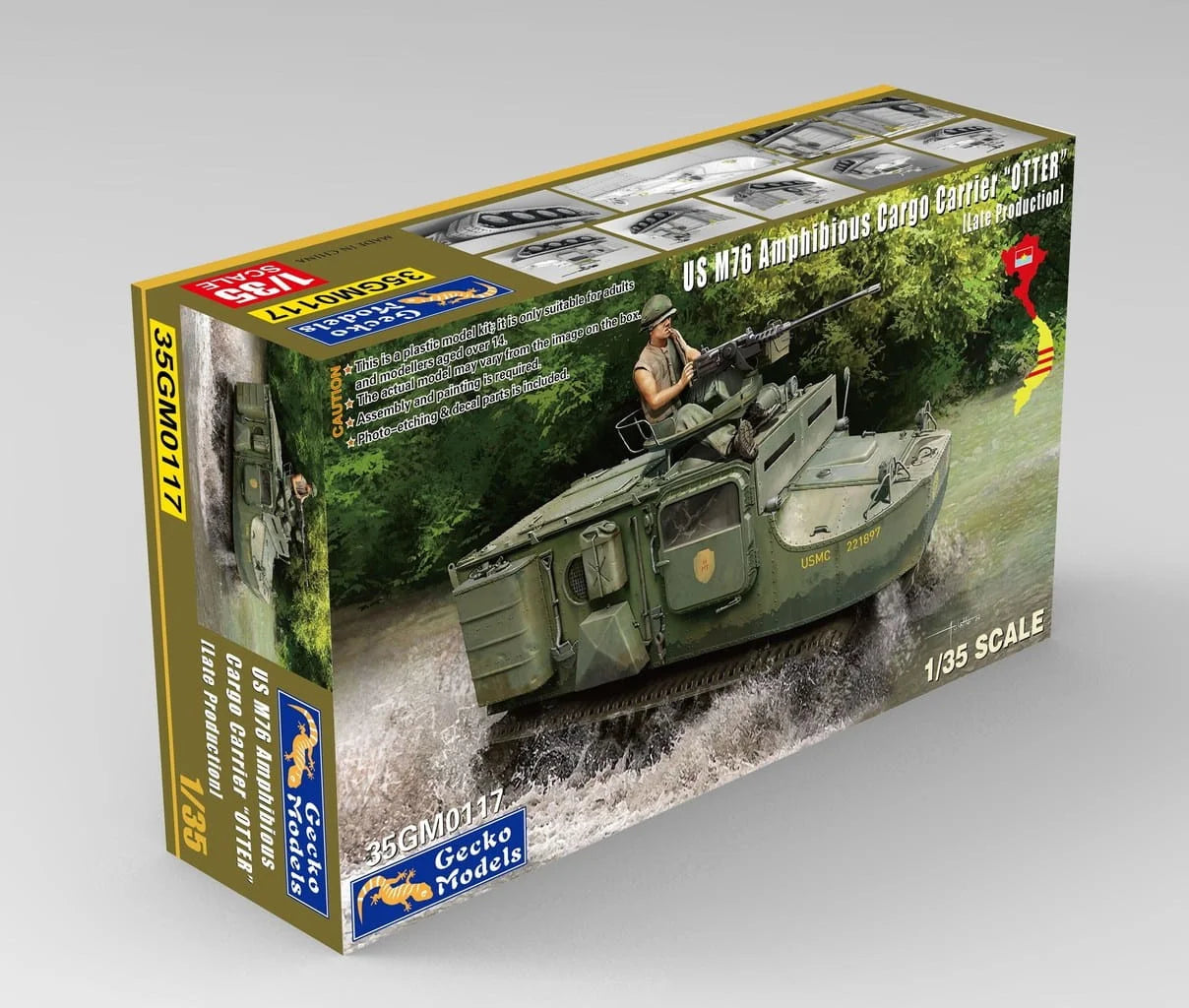 Gecko Models 35GM0117 US M76 Amphibious Cargo Carrier &amp;quot;Otter&amp;quot; Late Production 1/35 – Bild 2
