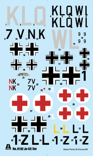 Italeri 0102 Junker Ju-52/3m 1/72 – immagine 3