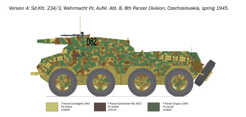 Italeri 6756 Sd. Kfz. 234/3 1/35 – zdjęcie 5