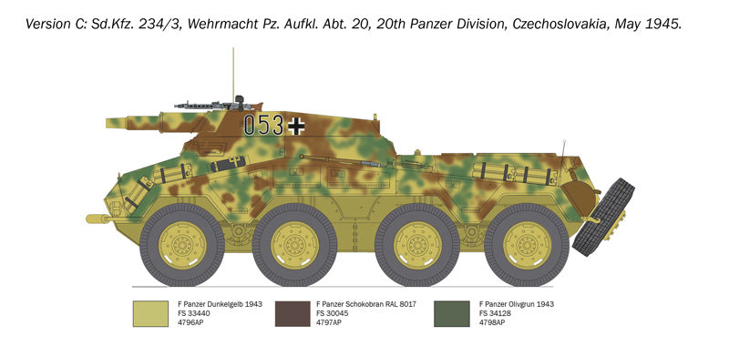 Italeri 6756 Sd. Kfz. 234/3 1/35 – zdjęcie 7