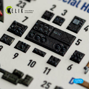 KELIK K72246 SB2C-4 - interior 3D decals for Academy/Special Hobby kit 1/72 – image 2