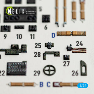 KELIK K72246 SB2C-4 - interior 3D decals for Academy/Special Hobby kit 1/72 – image 3