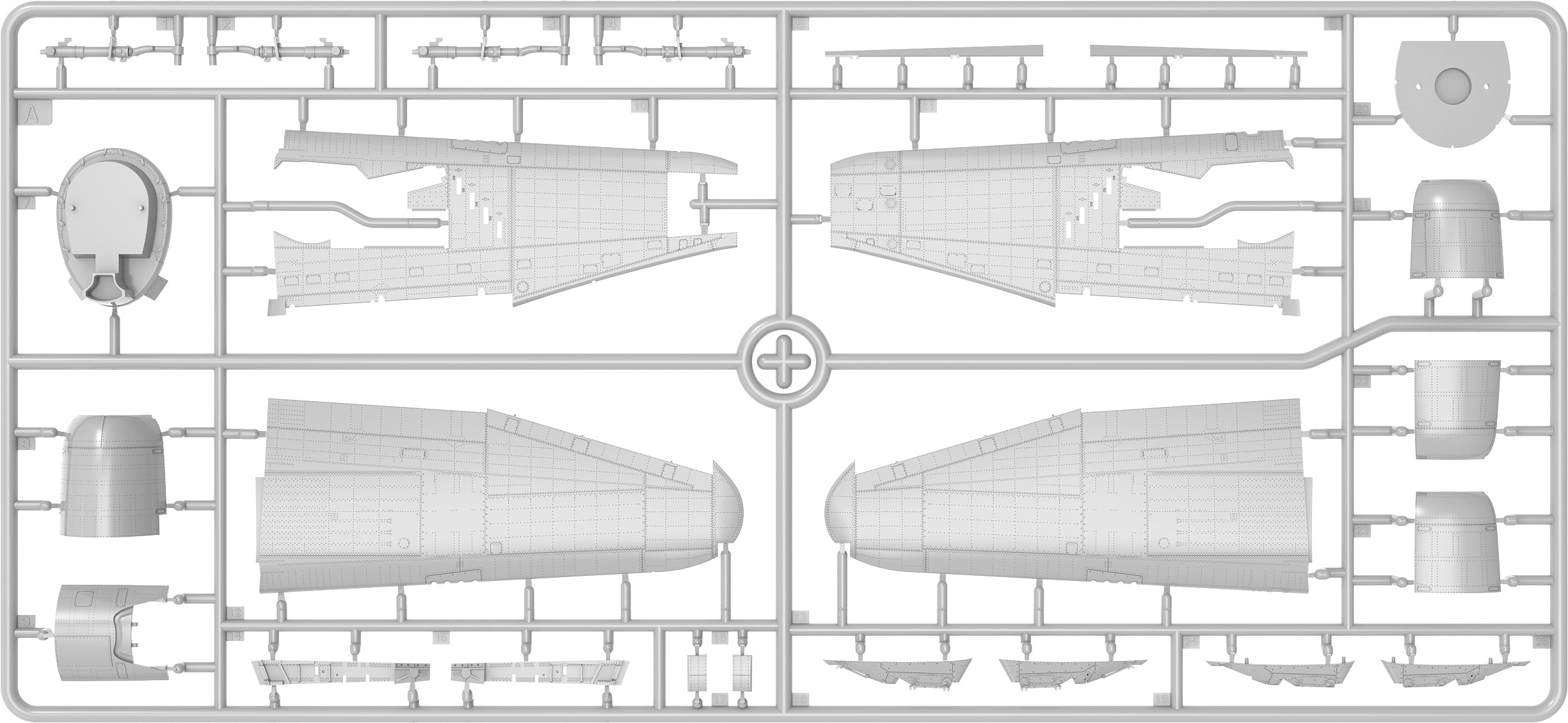 MiniArt 48042 P-47M Thunderbolt Dorsal Fin Advanced Kit 1/48 – immagine 13