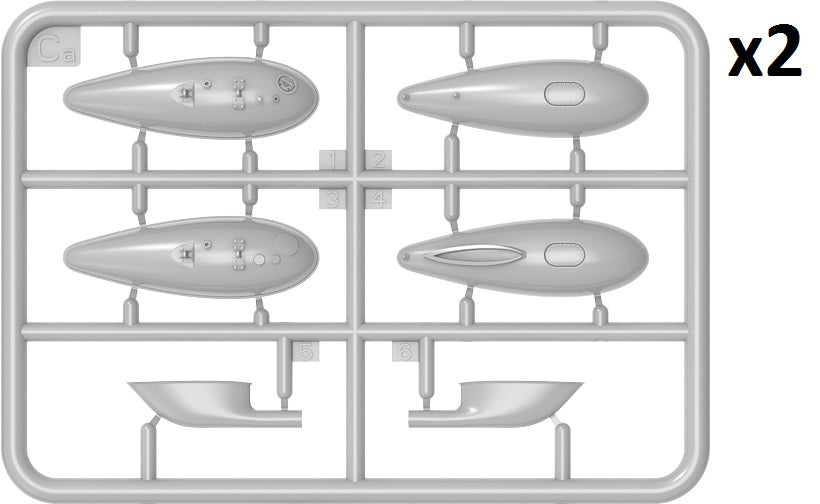 MiniArt 48042 P-47M Thunderbolt Dorsal Fin Advanced Kit 1/48 – immagine 15
