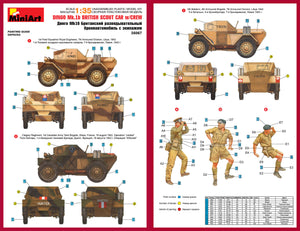 MiniArt 35067 DINGO Mk.1b BRITISH SCOUT CAR w/CREW 1/35 – immagine 2