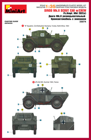 MiniArt 35074 DINGO Mk.II SCOUT CAR w/CREW 1/35 – zdjęcie 25