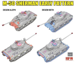 Rye Field Model 5161 M-50 Sherman early pattern Degem Aleph / Degem Beth 1/35 – Bild 3