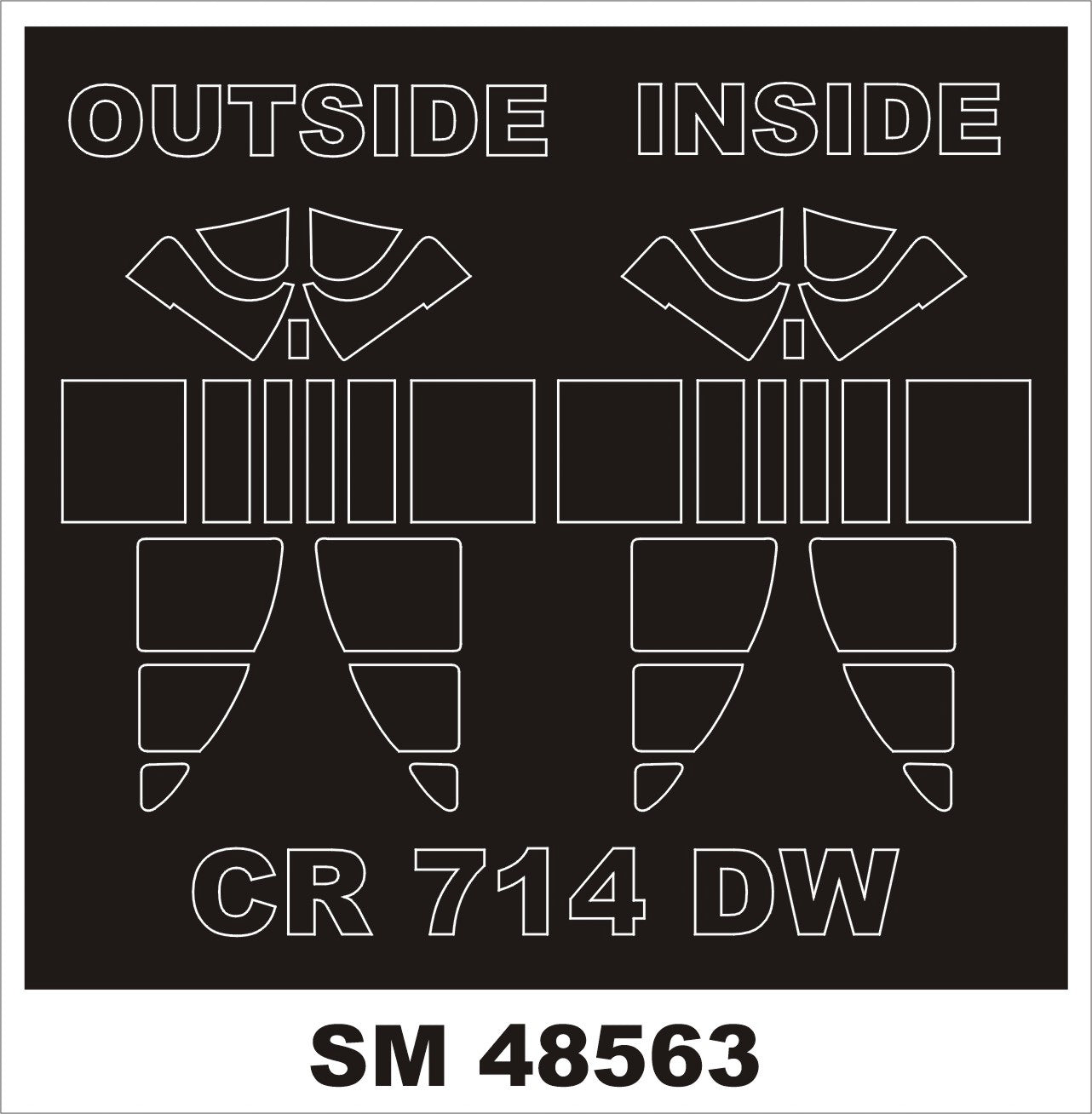Montex SM48563 CR 714 for DORA WINGS 1/48