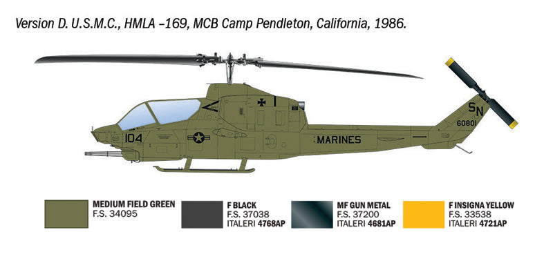 Italeri 90835 AH-1T Sea Cobra 1/48 – immagine 7