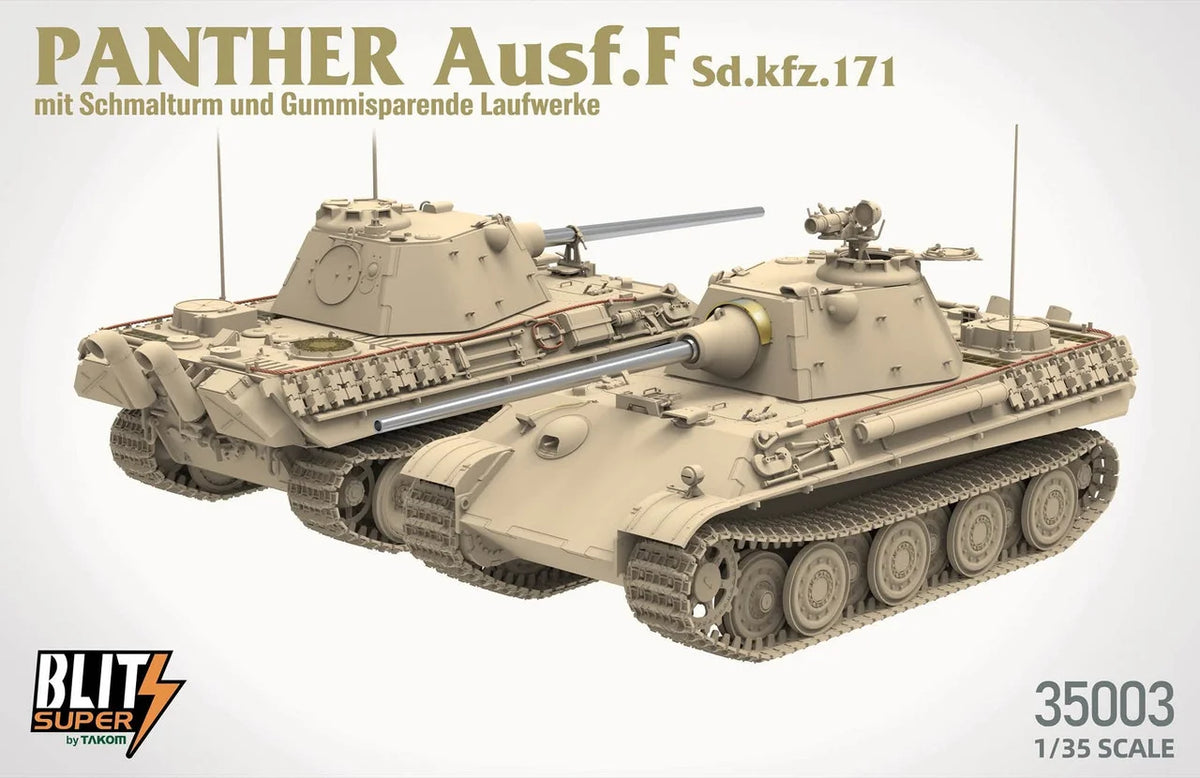 Takom 35003 Panther Ausf. F mit Schmalturm und Gummisparende Laufwerke Sd.kfz. 171 1/35 – Bild 2