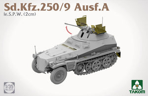 Takom 2213 Sd.Kfz. 250/9 Ausf. A le. S.P.W. (2 cm) 1/35 – immagine 7