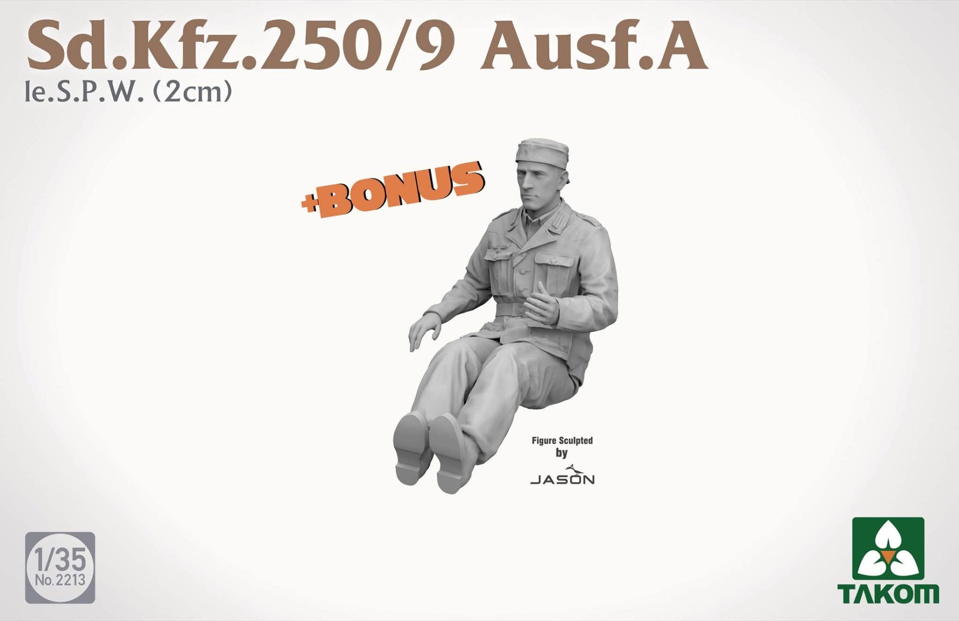 Takom 2213 Sd.Kfz. 250/9 Ausf. A le. S.P.W. (2 cm) 1/35 – immagine 2