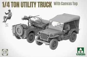 Takom 2214 1/4 Ton Utility Truck with Canvas Top 1/35 – imagen 3