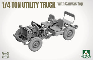 Takom 2214 1/4 Ton Utility Truck with Canvas Top 1/35 – imagen 6