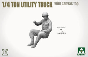 Takom 2214 1/4 Ton Utility Truck with Canvas Top 1/35 – imagen 2
