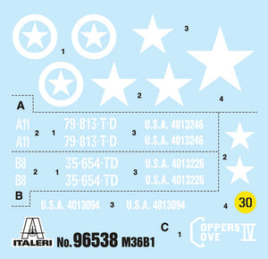 Italeri 96538 M36B1 90mm GMC 1/35 – immagine 3