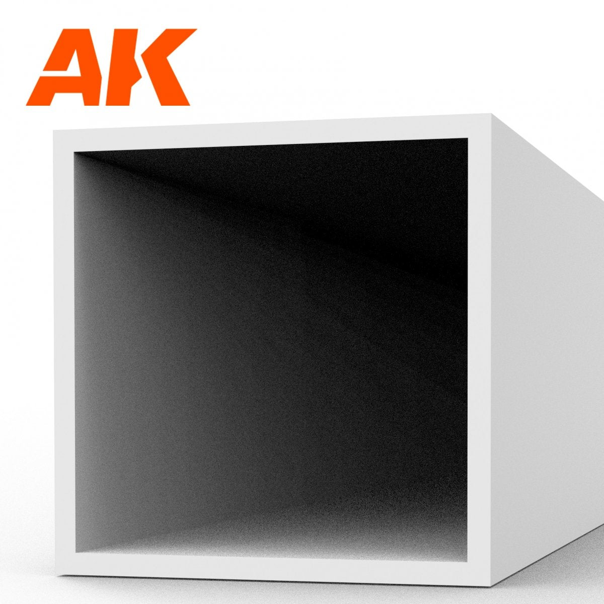 Tube creux carré AK Interactive AK6550 6,00 x 350 mm – Tube creux carré en styrène – (2 unités) – image 3