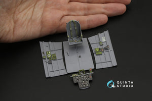 Quinta Studio QD32255 Curtiss H-75 Hawk 3D-Printed &amp;amp; coloured Interior on decal paper (Special Hobby) 1/32 – imagen 9