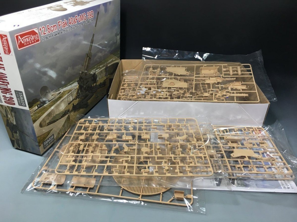 Amusing Hobby 35A020 12.8cm Flak 40 &amp;amp; FuMG 39D 1/35 – imagen 3