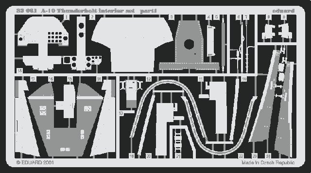 Eduard 32061 A-10 interior 1/32 Trumpeter – Bild 2