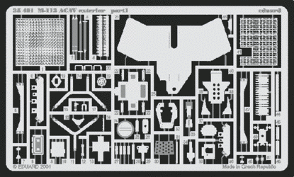 Eduard 35401 M-113 ACAV exterior 1/35 Tamiya – immagine 2