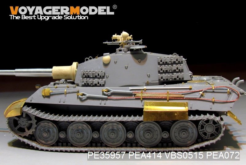 Voyager Model PE35957 WWII German King Tiger (Hensehel Turret) For HOBBYBOSS 84533 1/35 – zdjęcie 13